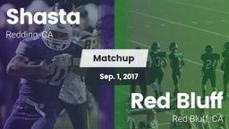 Matchup: Shasta  vs. Red Bluff  2017