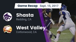Recap: Shasta  vs. West Valley  2017