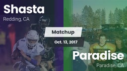 Matchup: Shasta  vs. Paradise  2017