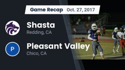 Recap: Shasta  vs. Pleasant Valley  2017