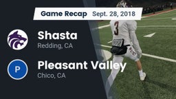 Recap: Shasta  vs. Pleasant Valley  2018