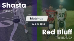 Matchup: Shasta  vs. Red Bluff  2018