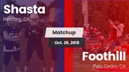 Matchup: Shasta  vs. Foothill  2018