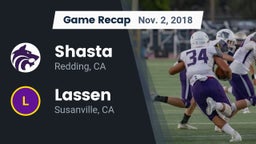 Recap: Shasta  vs. Lassen  2018