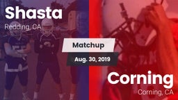 Matchup: Shasta  vs. Corning  2019
