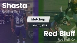 Matchup: Shasta  vs. Red Bluff  2019