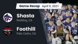 Recap: Shasta  vs. Foothill  2021