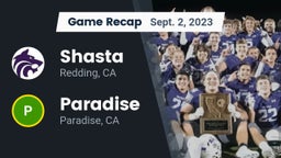 Recap: Shasta  vs. Paradise  2023