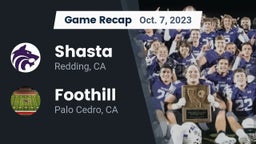 Recap: Shasta  vs. Foothill  2023