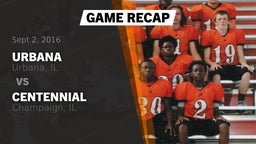 Recap: Urbana  vs. Centennial  2016