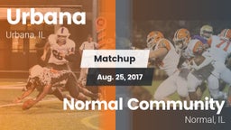 Matchup: Urbana  vs. Normal Community  2017