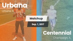 Matchup: Urbana  vs. Centennial  2017