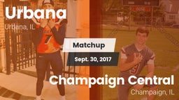 Matchup: Urbana  vs. Champaign Central  2017