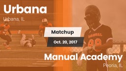 Matchup: Urbana  vs. Manual Academy  2017