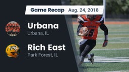 Recap: Urbana  vs. Rich East  2018