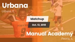 Matchup: Urbana  vs. Manual Academy  2018