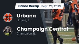 Recap: Urbana  vs. Champaign Central  2019