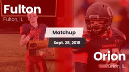 Matchup: Fulton  vs. Orion  2018