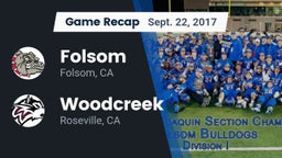 Recap: Folsom  vs. Woodcreek  2017