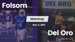 Matchup: Folsom  vs. Del Oro  2017