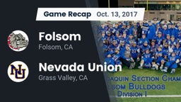 Recap: Folsom  vs. Nevada Union  2017
