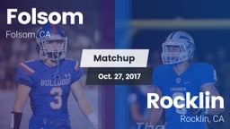Matchup: Folsom  vs. Rocklin  2017