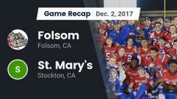 Recap: Folsom  vs. St. Mary's  2017