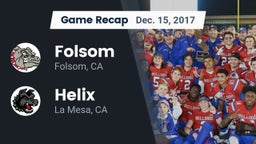 Recap: Folsom  vs. Helix  2017
