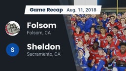 Recap: Folsom  vs. Sheldon  2018