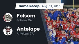 Recap: Folsom  vs. Antelope  2018