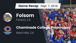 Recap: Folsom  vs. Chaminade College Preparatory 2018