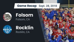 Recap: Folsom  vs. Rocklin  2018