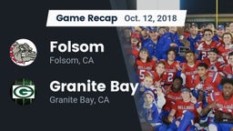 Recap: Folsom  vs. Granite Bay  2018