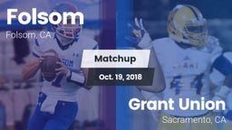 Matchup: Folsom  vs. Grant Union  2018