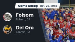 Recap: Folsom  vs. Del Oro  2018