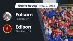Recap: Folsom  vs. Edison  2018