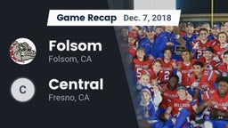 Recap: Folsom  vs. Central  2018