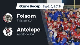 Recap: Folsom  vs. Antelope  2019
