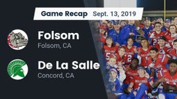 Recap: Folsom  vs. De La Salle  2019