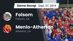 Recap: Folsom  vs. Menlo-Atherton  2019