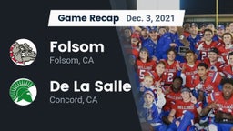 Recap: Folsom  vs. De La Salle  2021