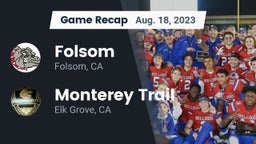 Recap: Folsom  vs. Monterey Trail  2023
