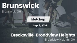 Matchup: Brunswick High vs. Brecksville-Broadview Heights  2016