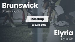 Matchup: Brunswick High vs. Elyria  2016