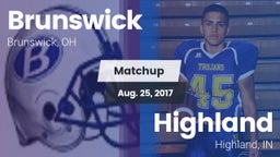 Matchup: Brunswick High vs. Highland  2017