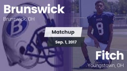 Matchup: Brunswick High vs. Fitch  2017