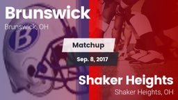 Matchup: Brunswick High vs. Shaker Heights  2017