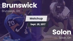 Matchup: Brunswick High vs. Solon  2017