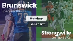 Matchup: Brunswick High vs. Strongsville  2017