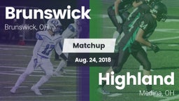 Matchup: Brunswick High vs. Highland  2018